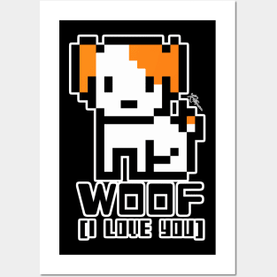 Meet ‘Woof' I Love You! Posters and Art